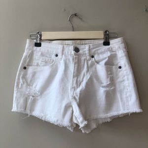 White Aeropostale jean shorts